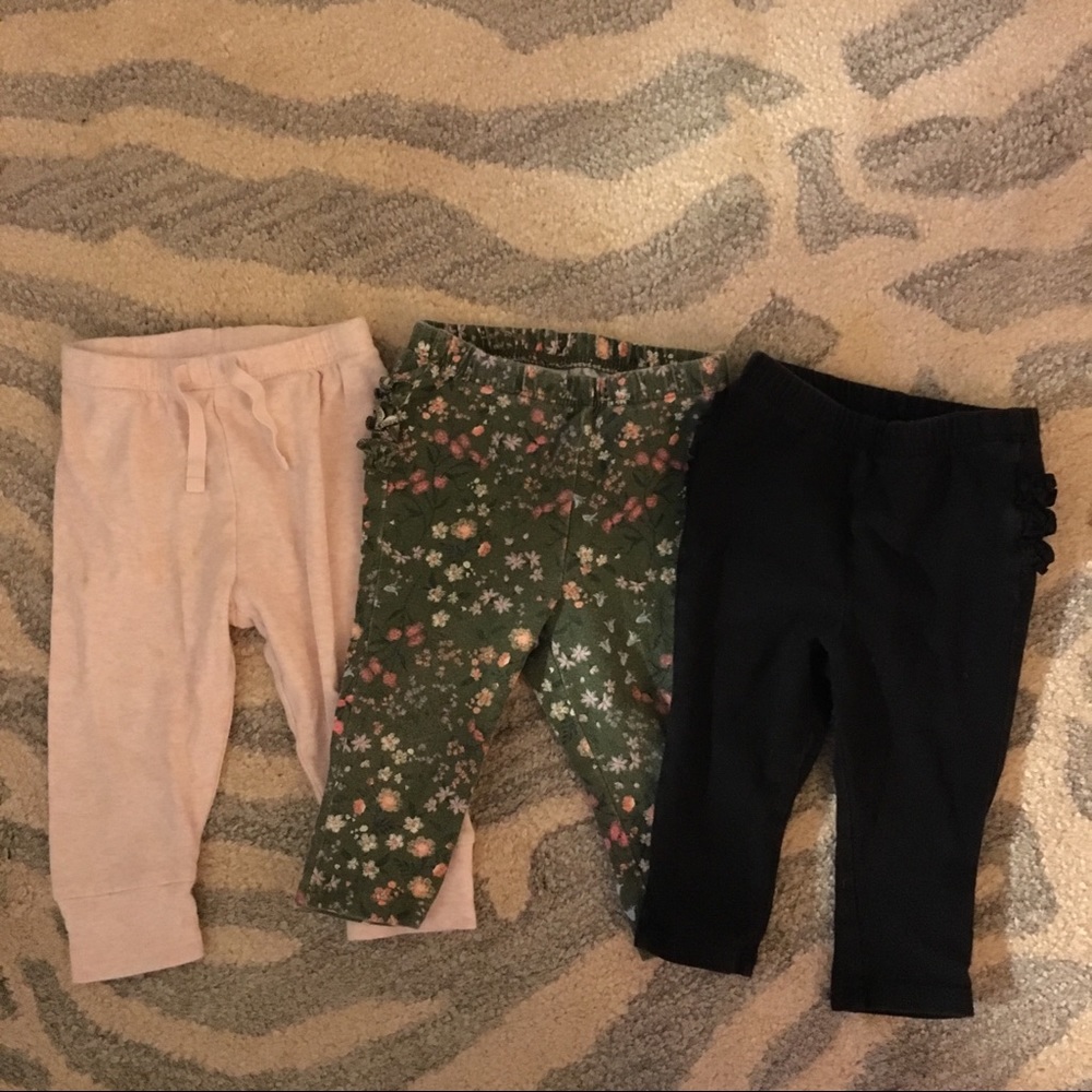 Baby girl pants bundle